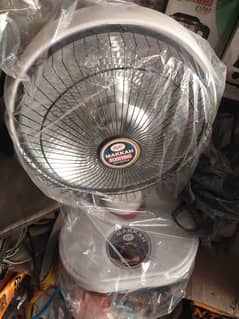 table fan heater