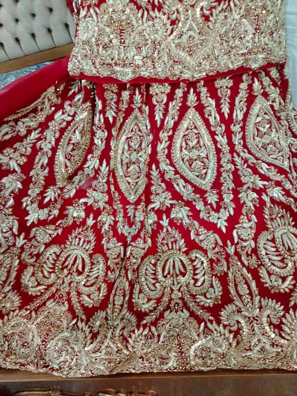 Red Bridal lehnga 1