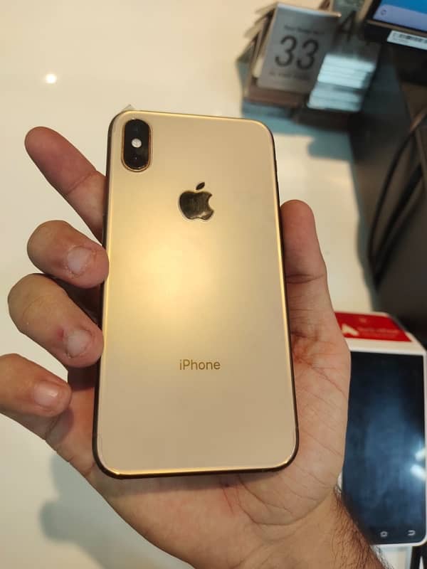 iphone Xs 256 golden dual PTA approved 0