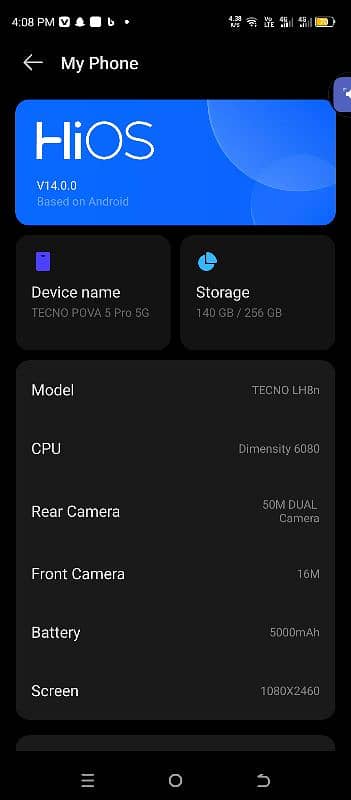 Tecno pova 5pro 5G 1