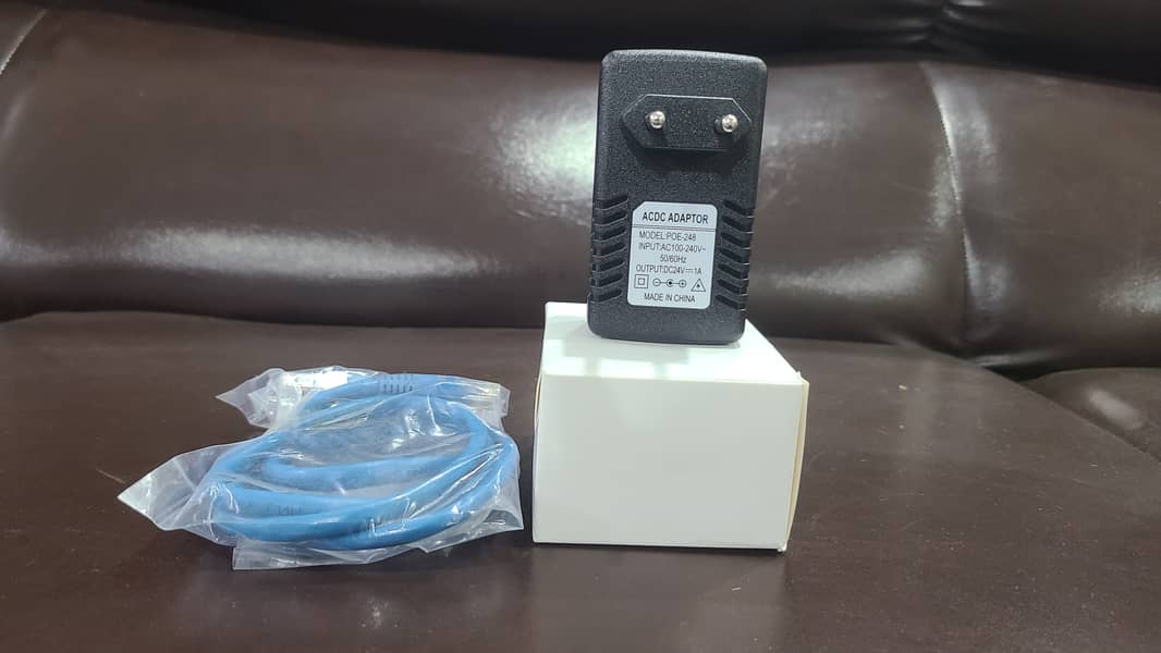 24V 1A 24W PoE Adapter | 802.3af Passive PoE Injector With Box (New) 14