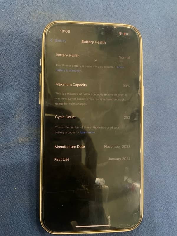 Iphone 15 pro max Grey titanium Non Pta 4