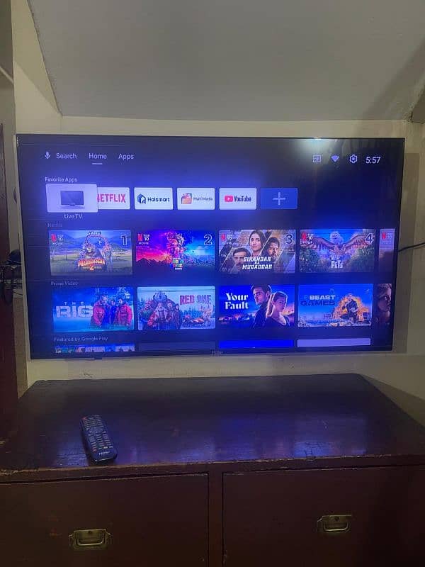 HAIER ANDROID SMART TV 43 inches 0