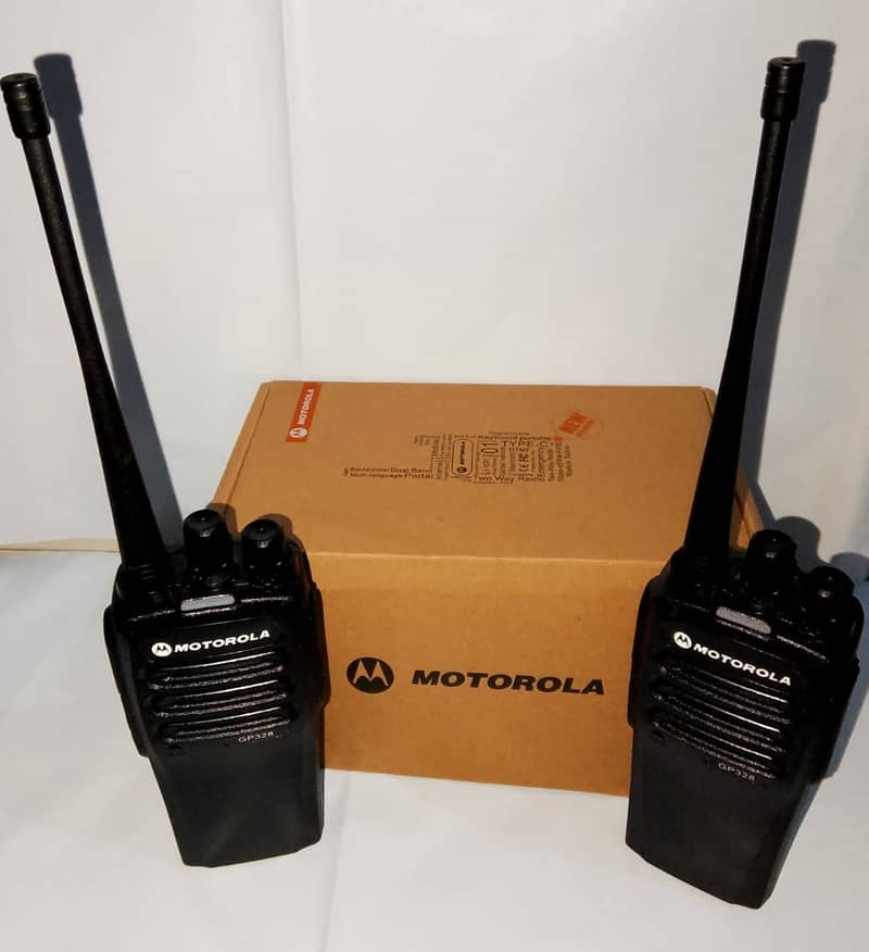 New Motorola GP328 Powerful 15W Walkie talkie UHF Long Range Wireless 5