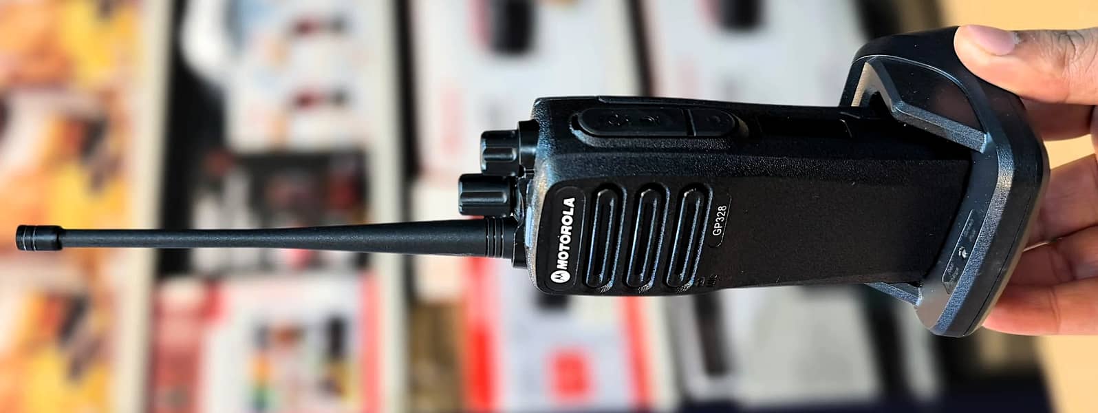 New Motorola GP328 Powerful 15W Walkie talkie UHF Long Range Wireless 7