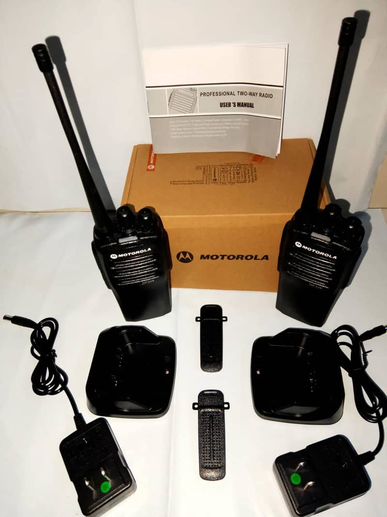 New Motorola GP328 Powerful 15W Walkie talkie UHF Long Range Wireless 13