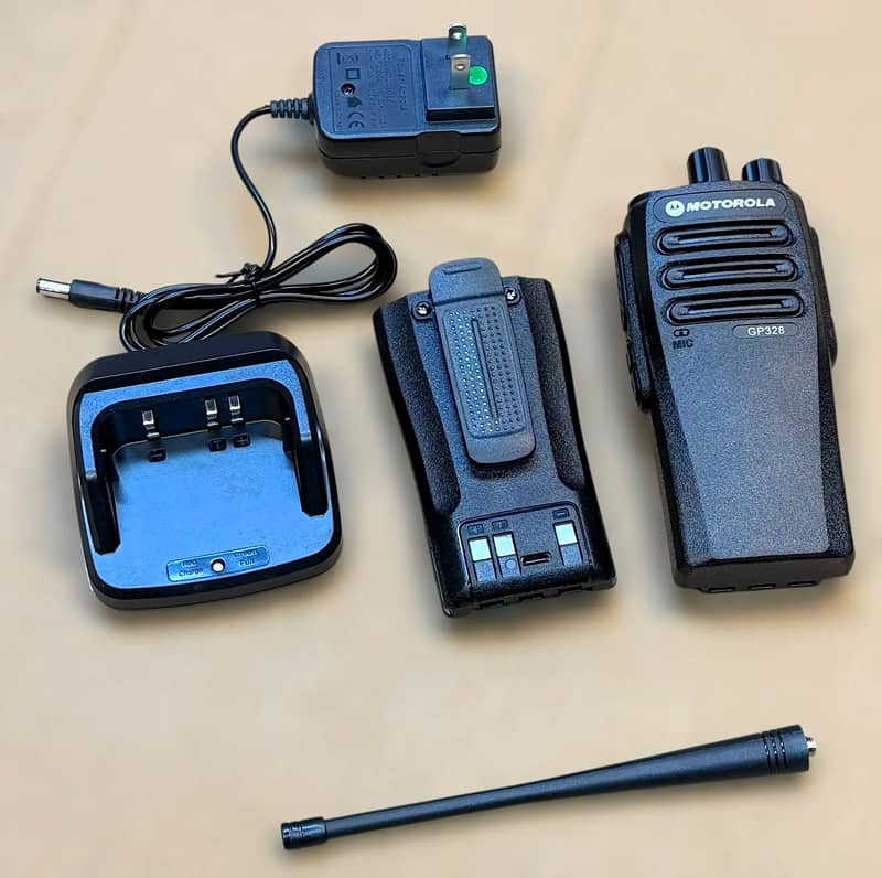 New Motorola GP328 Powerful 15W Walkie talkie UHF Long Range Wireless 14