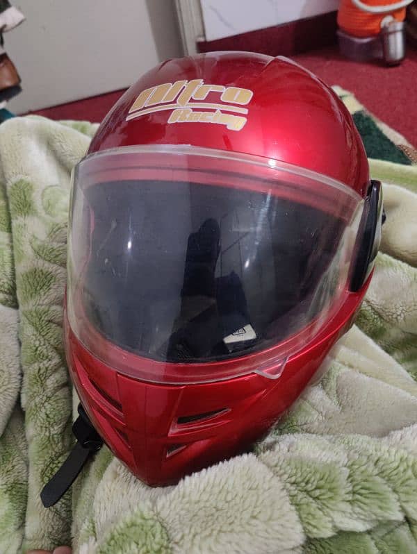 Red Biker Helmet 0