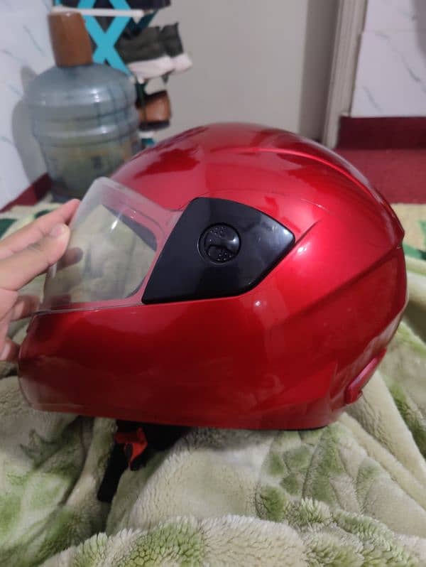 Red Biker Helmet 1