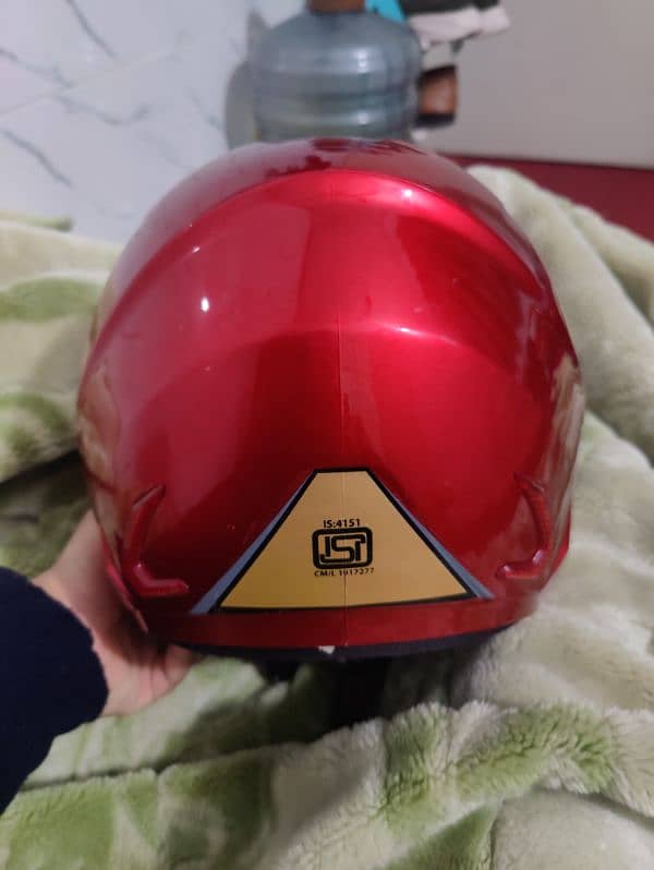 Red Biker Helmet 2