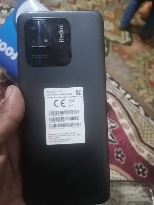 Redmi 10c 4/128 with box pta official approved 1