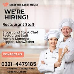 Restaurant Staff | Chef | Male | Female | Jobs | Hiring