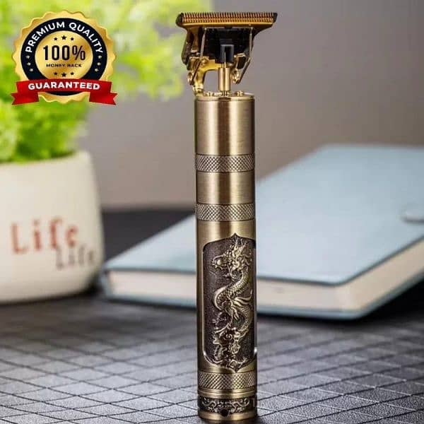 Premium rechargeable Golden hair trimmer 3