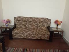 5 Seater Wooden Sofa