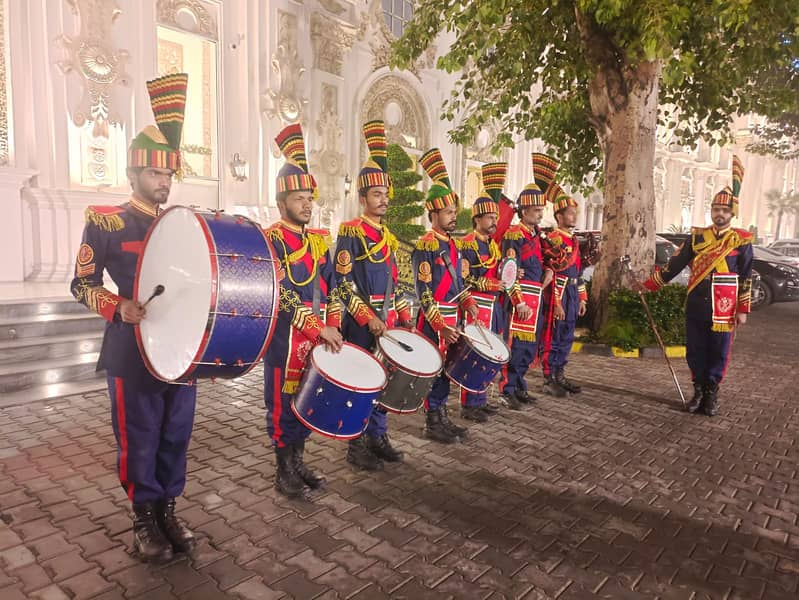 Fouji Band Party/Dhol for Mendi & barat event/Pipe band/foji band baja 2