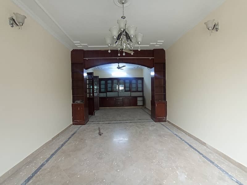 I-8.40x80 Ground portion+Basement near kachnar park Available For Rent Marble Flooring More Options Available 5