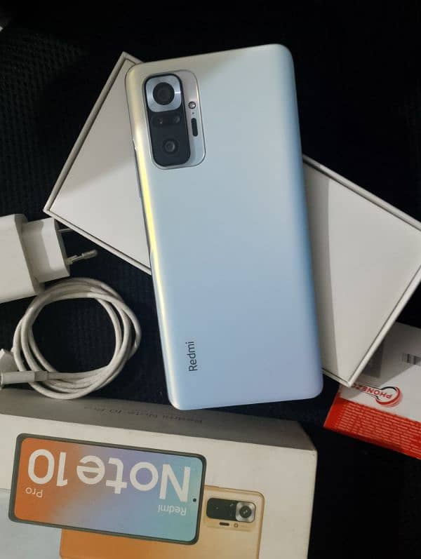 redmi note 10 pro. 128 GB. with all genuine accessories 1