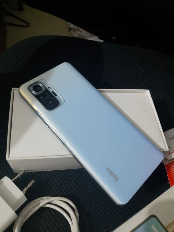 redmi note 10 pro. 128 GB. with all genuine accessories 2