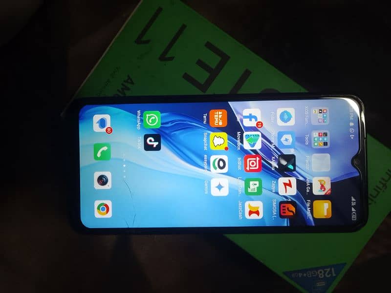 infinix note 11 4+3 128Gb with only box 0