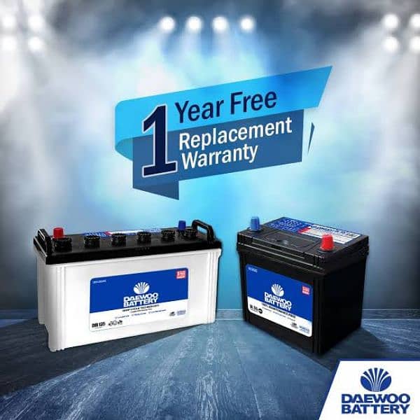 Daewoo Batteries available on Discounted price 0