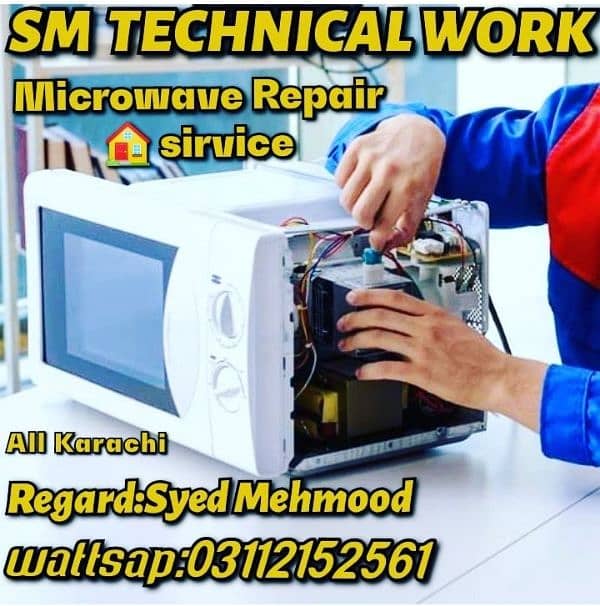 Microwave Repair All over karachi 0