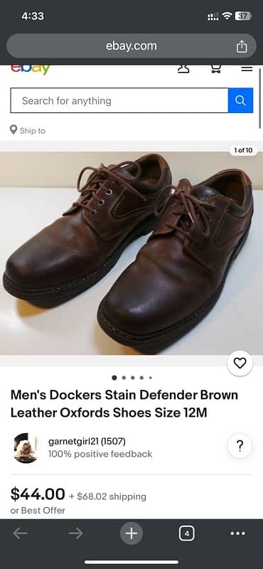 Dockers Stain Defender Brown Shoes 1