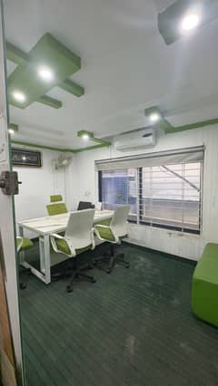 550 SFT Fully Furnished Corporate Office Available For Rent At Main Boulevard Gulberg