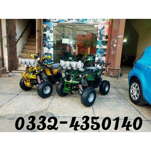 Box Pack 125cc Hunter Jeep Atv Quad Bikes Delivery In All Pakistan 0