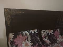 Double Bed with springe Mattress only 4 month use