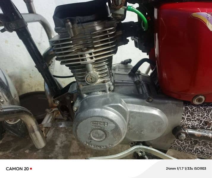 Honda 125 argent sale 4