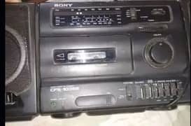 CFS 1035 S SONY JAPAN  RADIO CASSETTE PLAYER AND RECORDER  A+ CONDION