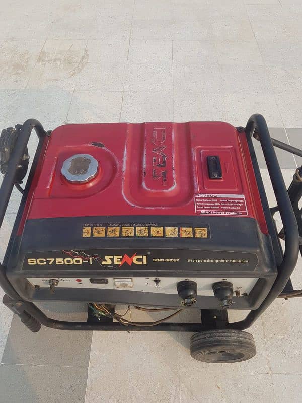 Senci sc7500-1 gas+petrol generator 4