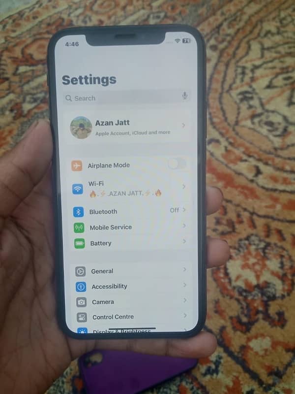 IPhone XS Black colour water pack (64gb) Jv all okay 10