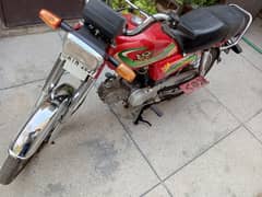 road prince 70cc bike Model 2023 number 2024 Red Colour Lahore Number