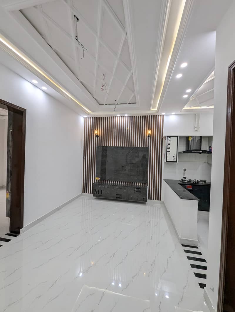 5 Marla Brand New Facing Park House Available For Sale Khayaban E Amin 1