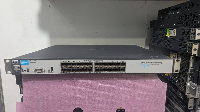 hp6200yl switches 24port all SFP 1g 4