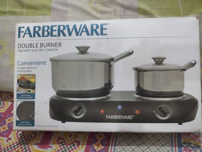 Farber ware Double burner electric 2