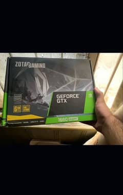 Zotac Gtx 1660 Super 6GB DDR6 In mint condition with box