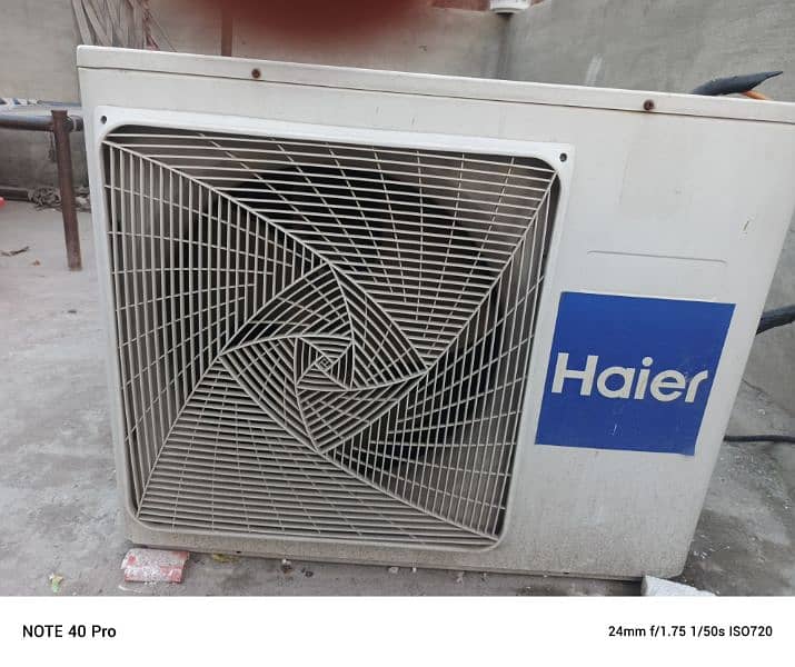 Haier ac used mai utar r rakha ha good condition mai ha 0