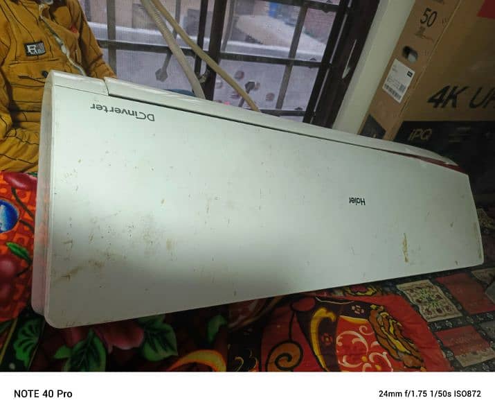 Haier ac used mai utar r rakha ha good condition mai ha 4