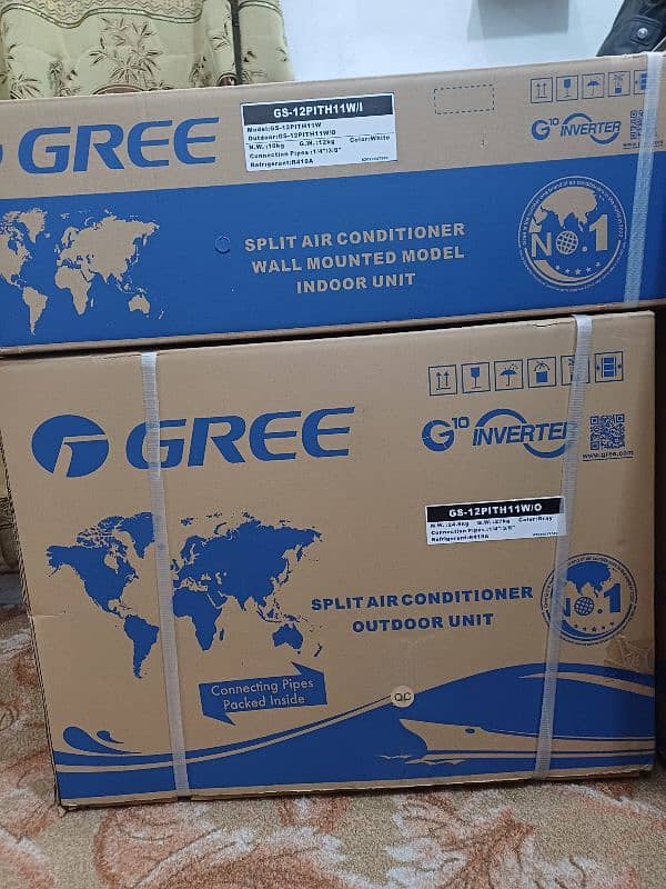 GREE Invertor AC 1 ton  BRAND NEW 3