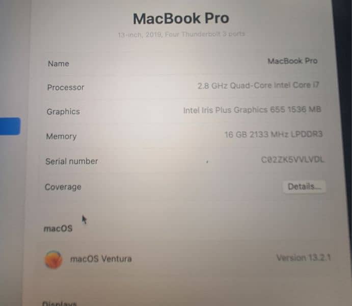 Apple Mac Book Pro 2019 Model 16 by 512 6