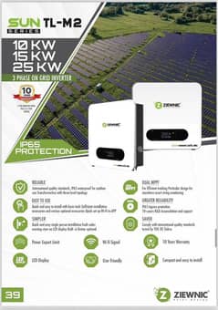 Ziewnic SUN TL 10KW  Ongrid Solar Inverter 3 Phase