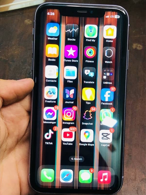 New IPhone 11 Waterpack 10 by 10 condition Just Display lines Read Add 9