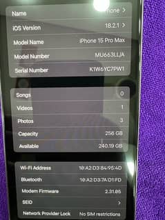 15 pro max factory unlocked dual sim dubai model