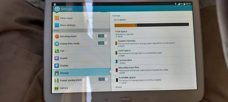 Tablet Samsung 4.4. 2 3