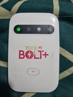 Zong 4g Bolt Plus All Sim Active With Box