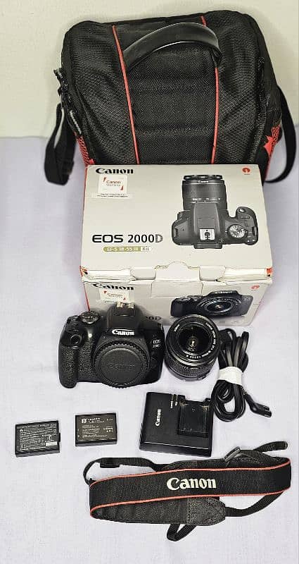 Canon 2000d DSLR Camera 0