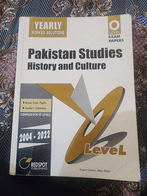 pak studies book and past paper for olevel 2