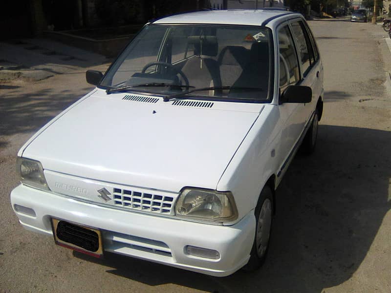 SUZUKI MEHRAN VXR 2011 MODEL WHITE COLOUR VERY GOOD CONDITION 12